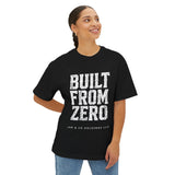Built From Zero Tee — Black